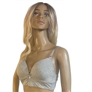 Pink Lover Heather Gray Bra